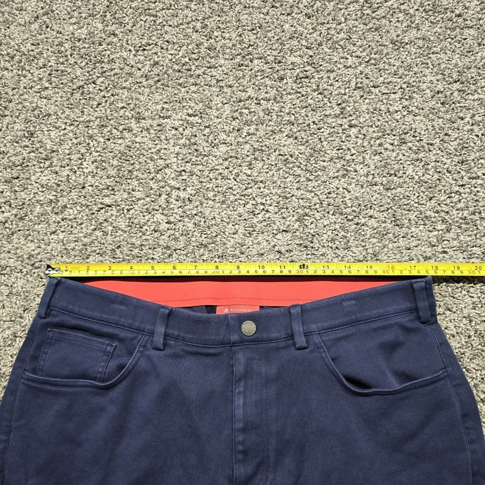 Redvanly Collins Pull On Chino Pants Men Size XL (36)x 26 Blue